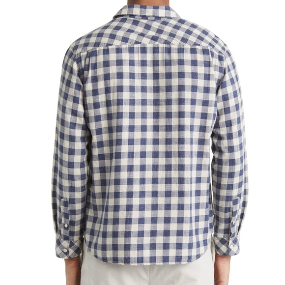 NWT Rails Wyatt Gingham Button-Up Shirt | Men’s XL | Viking Blue Gray Plaid - Picture 2 of 8